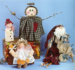 Winnie the Winter Woman, Scent Nick Santa, Fallie the Pumpkin Fairy