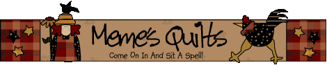 Meme's Quits - Patterns, Cross Stitch, Fabric, Towels and more....